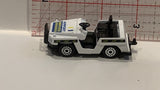 White Airport Service Cart Unbranded Toy Diecast Car