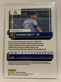#102 George Brett Kansas City Royals 2022 Donruss Baseball Card MLB