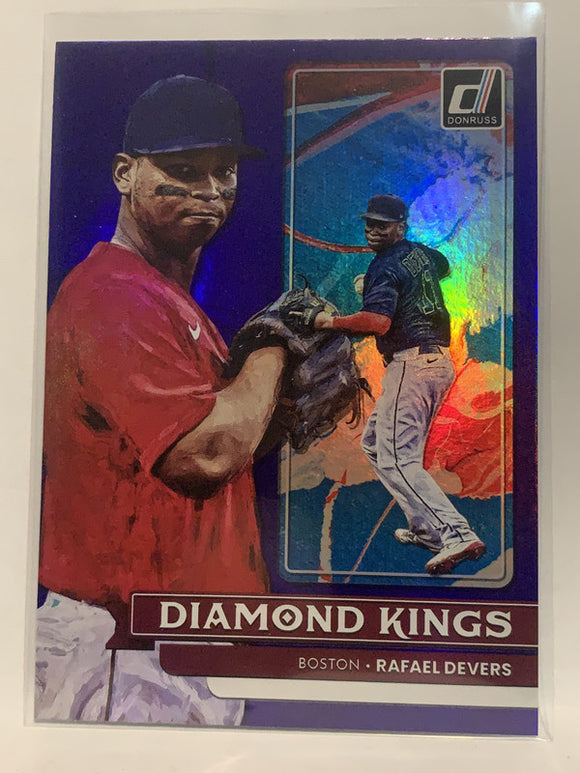 #2 Rafael Devers Diamond Kings Boston Red Sox 2022 Donruss Baseball Card MLB