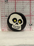Smiling Skull Button Pinback