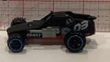 Black Swat Police Super Cannon Enforcer T9606 Hot Wheels Toy Diecast Car