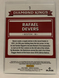 #2 Rafael Devers Diamond Kings Boston Red Sox 2022 Donruss Baseball Card MLB