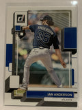 #209 Ian Anderson Atlanta Braves 2022 Donruss Baseball Card MLB