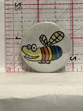 Rainbow Bee Button Pinback