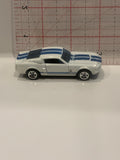 White '67 Shelby GT500 Hot Wheels Toy Diecast Car