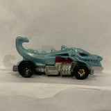 Blue Dragon Blaster ©2009 Hot Wheels Diecast Car EB