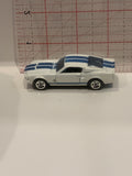 White '67 Shelby GT500 Hot Wheels Toy Diecast Car
