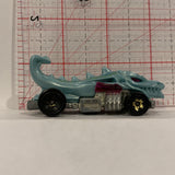 Blue Dragon Blaster ©2009 Hot Wheels Diecast Car EB