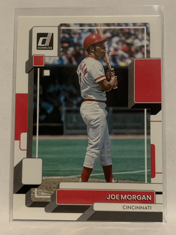 #159 Joe Morgan Cincinnati Reds 2022 Donruss Baseball Card MLB
