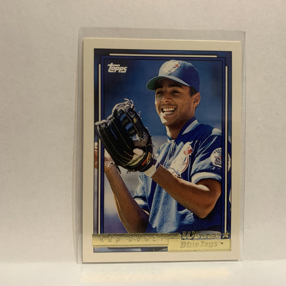 #739 Rob Ducey Winner Toronto Blue Jays 1992 Topps Baseball Card IR
