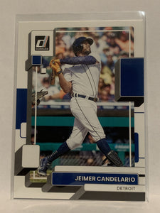 #86 Jeimer Candelario  Detroit Tigers 2022 Donruss Baseball Card MLB