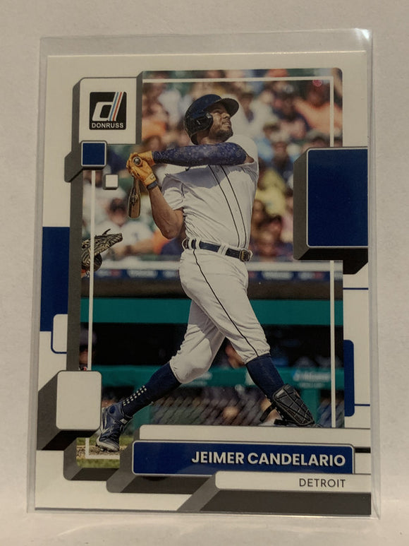 #86 Jeimer Candelario  Detroit Tigers 2022 Donruss Baseball Card MLB