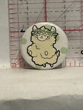 Jumping Lamb Ivy Button Pinback