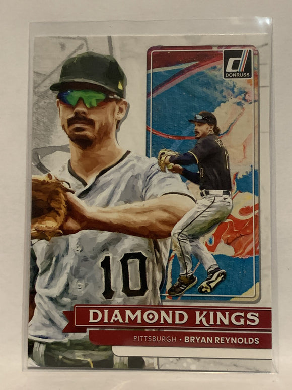 #25 Bryan Reynolds Diamond Kings Pittsburgh Pirates 2022 Donruss Baseball Card MLB