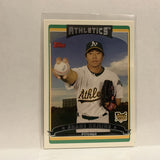 UH134 Shane Komine Rookie Oakland Athletics 2006 Topps Baseball Card IR
