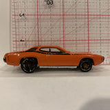 Orange '71 Plymouth GTX Hot Wheels Diecast Car EB