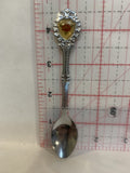 Cardston Alberta Wild Rose Souvenir Spoon