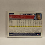 #628 Corey Koskie Minnesota Twins 2004 Topps Baseball Card IR