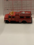 Red Cherry Picker Fire Engine Unbranded Toy Diecast Car