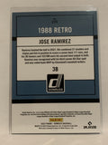 #235 Jose Ramirez 1988 Retro Cleveland Guardians  2022 Donruss Baseball Card MLB
