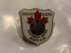 Edmonton Alberta Southwest United Sports Club Lapel Hat Pin EB