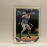 #651 Rafael Bournigal Los Angeles Dodgers 1993 Topps Baseball Card IR
