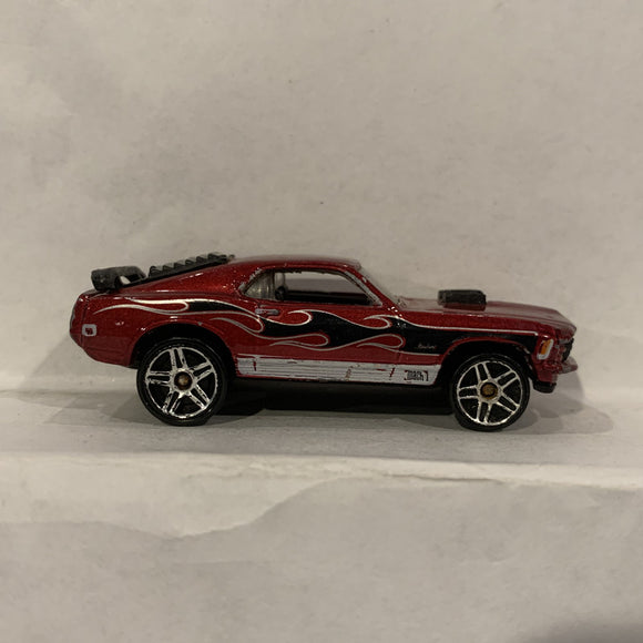 Red Mustang Mach 1 ©1997 Hot Wheels Diecast Car EB
