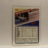 #651 Rafael Bournigal Los Angeles Dodgers 1993 Topps Baseball Card IR