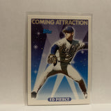 #803 Ed Pierce Coming Attractions Kansas City Royals 1993 Topps Baseball Card IR