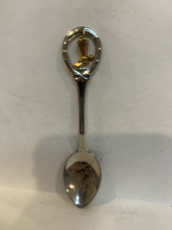 Heritage Park Calgary Cowboy Boot Alberta Souvenir Spoon