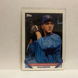 #468 Matt Whiteside New York Rangers 1993 Topps Baseball Card IR