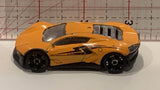 Orange Lamborghini Racer Fast Lane Toy Diecast Car