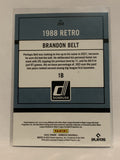 #268 Brandon Belt 1988 Retro San Francisco Giants 2022 Donruss Baseball Card MLB