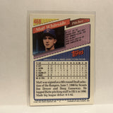 #468 Matt Whiteside New York Rangers 1993 Topps Baseball Card IR