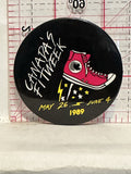 Canada's Fit Week May June 1989 Button Pinback