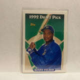 #723 Kenny Felder 1992 Draft Pick Milwaukee Brewers 1993 Topps Baseball Card IR