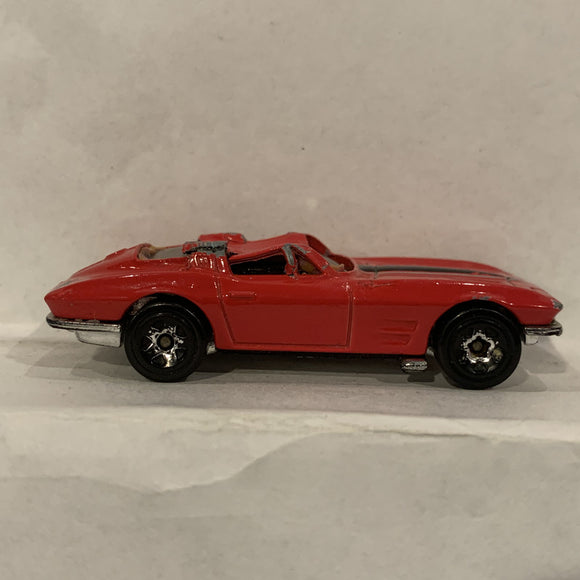Red '64 Corvette Sting Ray ©2007 Hot Wheels Diecast Car EB