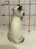 White Siamese Cat Sitting  Figurine Ornament