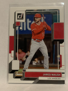 #158 Jared Walsh Los Angeles Angels 2022 Donruss Baseball Card MLB