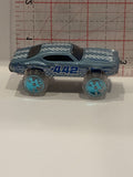 Blue #442 Olds 442 2006 Hot Wheels Toy Diecast Car