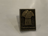 Saskatchewan Wheat Logo Lapel Hat Pin BO