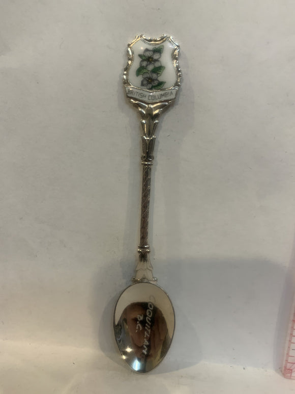 Coquitlam BC British Columbia Dogwood Flower Souvenir Spoon