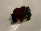 I Love Money Lapel Hat Pin EB