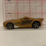 Orange Tiger Scorcher ©2009 Hot Wheels Diecast Car EB