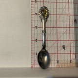 July Cornflower Flowers Collectable Souvenir Spoon DU