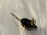 Black Moose Lapel Hat Pin BO
