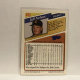 #493 Jeff Nelson Seattle Mariners 1993 Topps Baseball Card IS