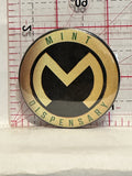 Mint Dispensary Logo Button Pinback