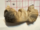 Bloodhound Dog Laying on Back Playing Figurine Ornament