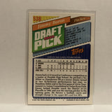#538 Jimmy Baron 1992 Draft Pick San Diego Padres 1993 Topps Baseball Card IS